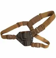 GunfightersINC Kenai Chest Holster for Ruger GP100 - Right Hand Harness