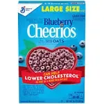 Cheerios Cereal, Blueberry, Large Size - 14.2 oz