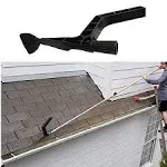 Home Gutter Tool Gutter Cleaning Spoon and Scoop, Threaded Design Roof Gutters Cleaning Tool for Garden, Ditch, Villas, Townhouses