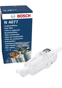 Bosch 0014776601 Fuel Filter; Inline Filter; 90 Degree White SKU: 1193790-74002 - Mercedes | 0450904077 30704077 N4077 W01331641402