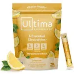 Ulltima Replenisher Broad Spectrum Electrolyte Mix Lemonade Flavor 20 Stickpacks