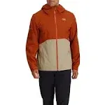 Stratoburst Packable Rain Jacket In Balsam/grove