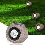 Solar Rock Lights Outdoor 1 Pack Super Bright Solar Spot Lights Outdoor IP65 ...