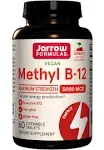 Jarrow Formulas Methyl B-12 Lozenges, 5000 mcg - 60 count