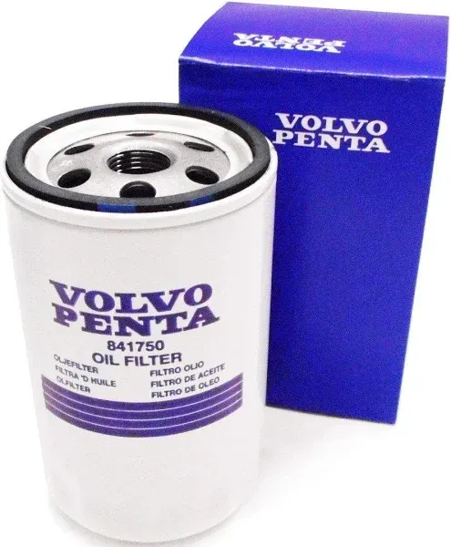 A48 Genuine Volvo Penta Marine 841750 Oil Filter OEM New Factory Boat Parts