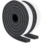 Maximum Compression Foam Weather Stripping 1 inch W X 1/2 inch T, Seal StripT...