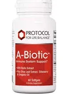 1 X Protocol for Life Balance, A-Biotic, Immune System Support, 60 Softgels