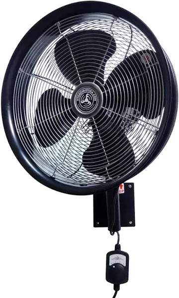 HydroMist f10-14-011 Outdoor Oscillating 18 inch Fan with Mounting Bra