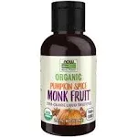 Now Natural Foods, Monk Fruit Pumpkin Spice Liquid, Organic - 1.8 fl. oz.