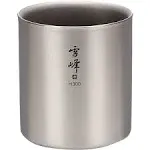 Snow Peak TW-123 Titanium Double Walled Stackable Mug H300 20286 JAPAN