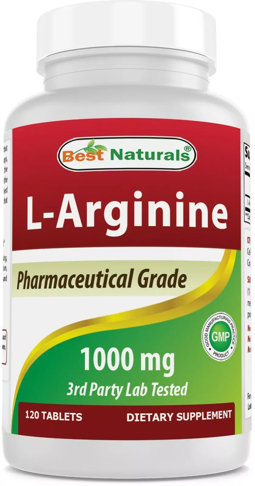 Best Naturals L-Arginine 1000mg 120 Tablets