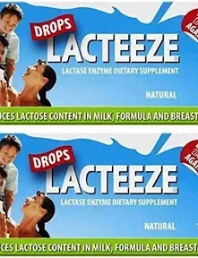 Lactase Enzyme Lacteeze Drops 15.5 ml Liquid by Gelda Scientific by Gelda Scientific