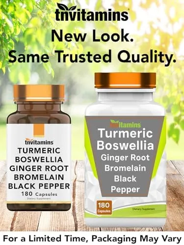 tnvitamins Turmeric & Boswellia Complex with Ginger Root