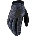 100% Brisker Gloves - Gray / Large