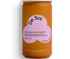 De Soi Champignon Dreams by Katy Perry - Sparkling Beverages, Natural Botanicals, Adaptogen Drink, Reishi Mushroom, Vegan, Gluten-Free, Ready to Drink 4-pack cans (8 fl oz)