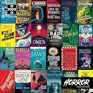 Re-marks Horror Books Collage Puzzle