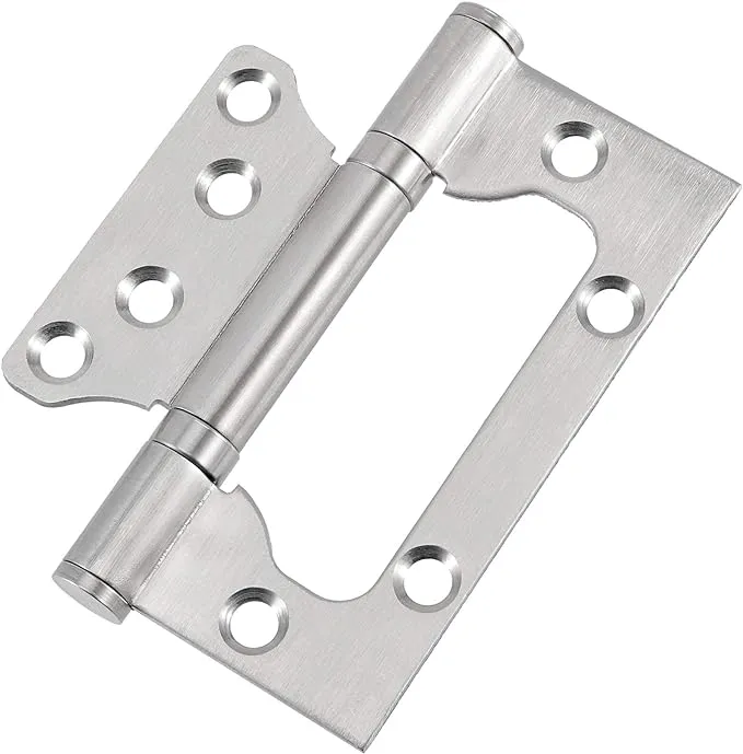 24 Pack 12 Pairs 4X 3 Inches Door Hinges Brushed Surface Door Hinges Stainles...