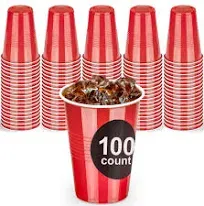 Decorrack 80 Party Cups, 16 Oz -bpa Free Plastic Soda Cups, Perfect for Birthday, Picnic, Indoor and Outdoor Event