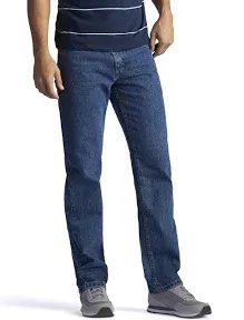 Lee Men's Regular Fit 100% Cotton Denim Straight Leg Jeans Classic 20089 All Szs