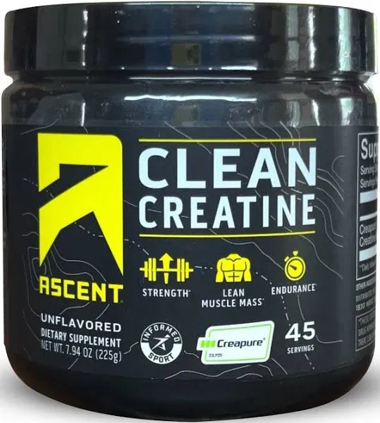 Ascent Clean Creatine Monohydrate Powder