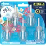 Glade PlugIns Scented Oil, Aqua Waves, Refills - 5 pack, 0.67 fl oz refills