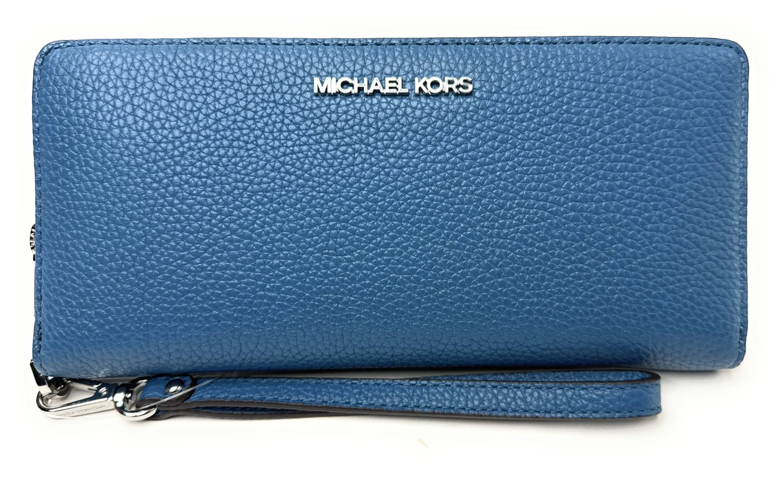 Michael Kors Large Continental Wallet Wristlet Teal (NWT)