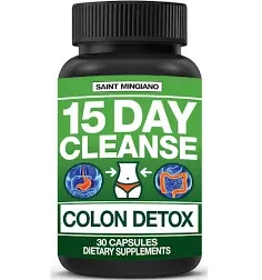 Colon Cleanse Detox | 15 Days Cleanser to Detoxify &amp; Boost Energy | Exp 5/26