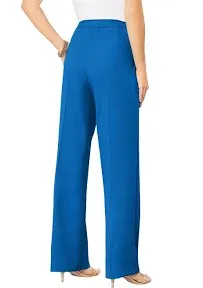 Roaman's Women's Plus Size Classic Bend Over Pant Elastic Waist Pull On Dress Slacks