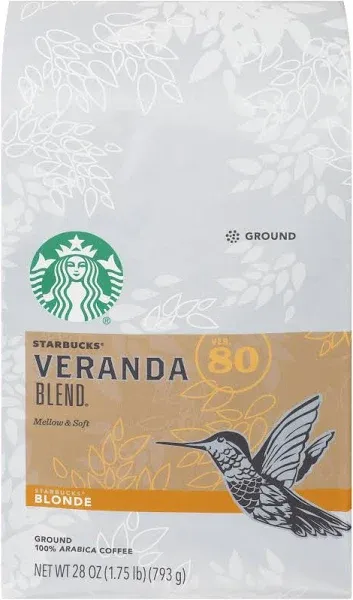 Starbucks Blonde Roast Ground Coffee Veranda Blend