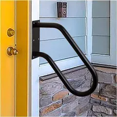 Handrail for Outdoor Steps 18.5&#039; Safety Grab Bar for Stairs 304SS Wall Mounte...