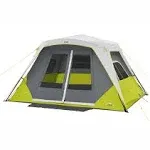  6 Person Instant Cabin Tent with Awning Green/Gray 