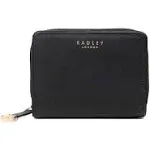 Radley London Leather Pockets Medium Zip-Around Crossbody ,Black