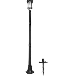 Gama Sonic Aurora Bulb Post Lamp with EZ Anchor