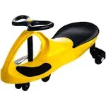 Lil Rider Wiggle Car Yellow Ride-On Toy 30x13.5x16 Kids Energy Powered Car