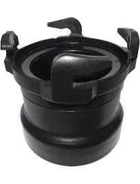 Valterra T1028 3&#034; Rotating Bayonet to 3&#034; Hub Waste Valve Adapter 