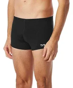 TYR Swim Solid Square Leg Swimsuit Brief Athletic Trunks Men’s Size 26