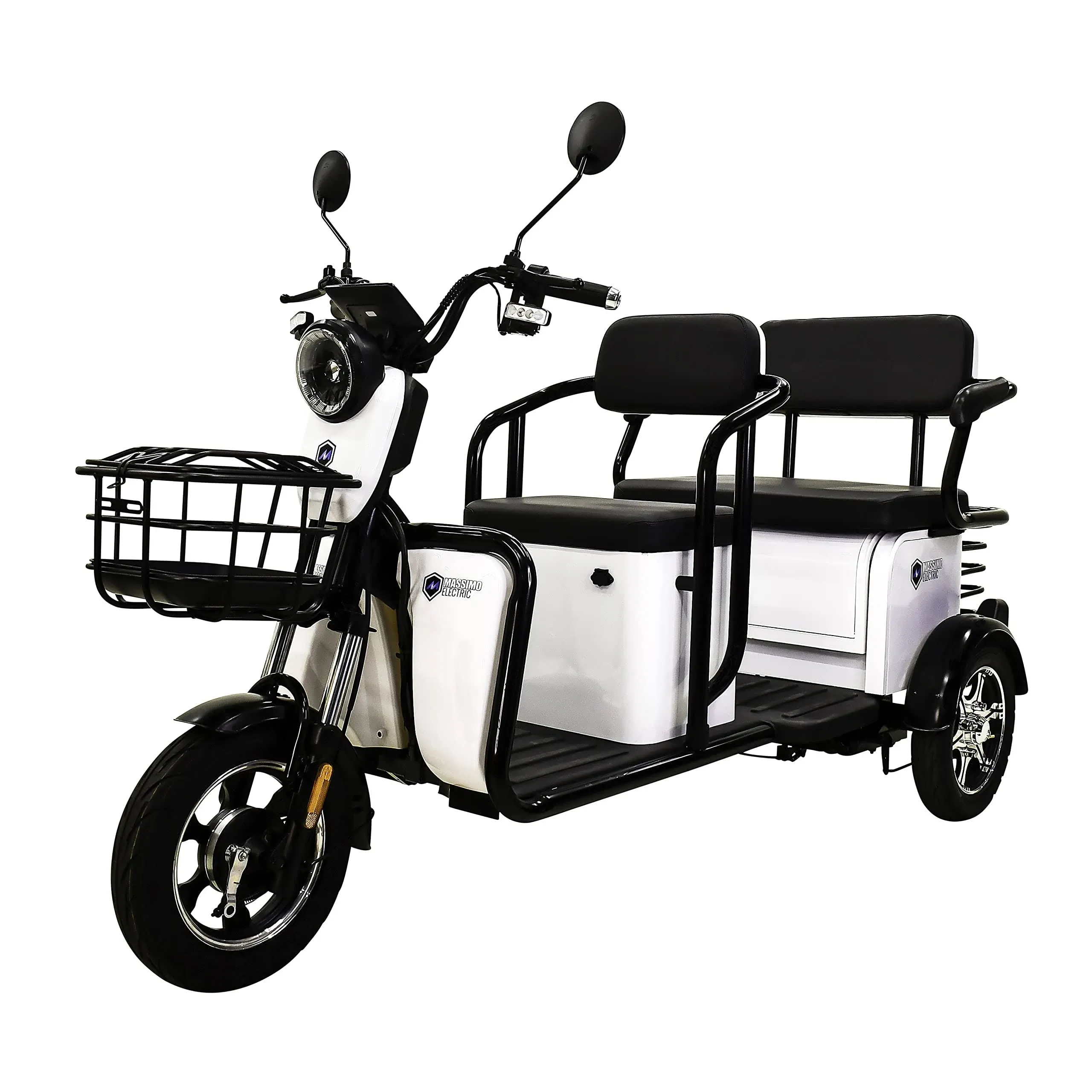 Massimo MGC E-Trike, White