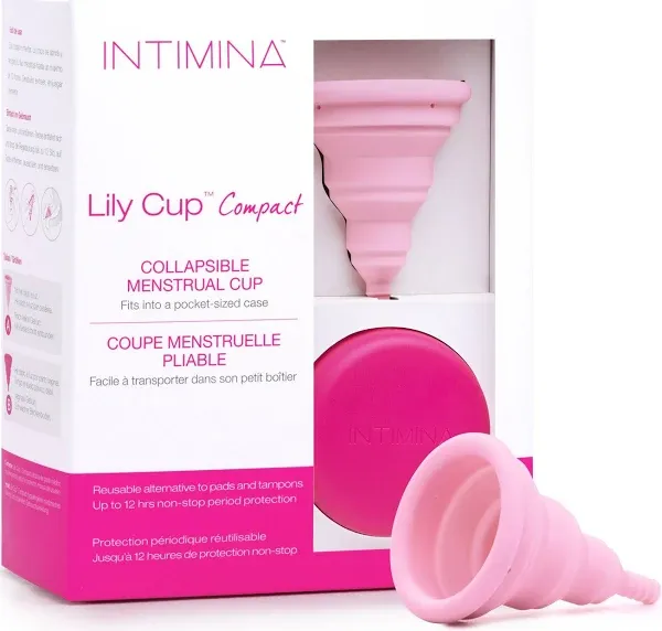 Intimina 12hr Lily Cup Compact Collapsible Menstrual Cup Reusable Size  A