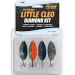 Acme Little Cleo Diamond Hammered Casting Spoon Lure Assortment - Assorted, 2/5oz