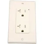 Leviton T5380-W 20A,125V,Tampe<wbr/>r Resistant, Decora Duplex Surge Suppressor,Whi<wbr/>te