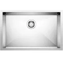 Blanco Quatrus R0 28" Single Bowl Undermount Stainless Steel Kitchen Sink 443048