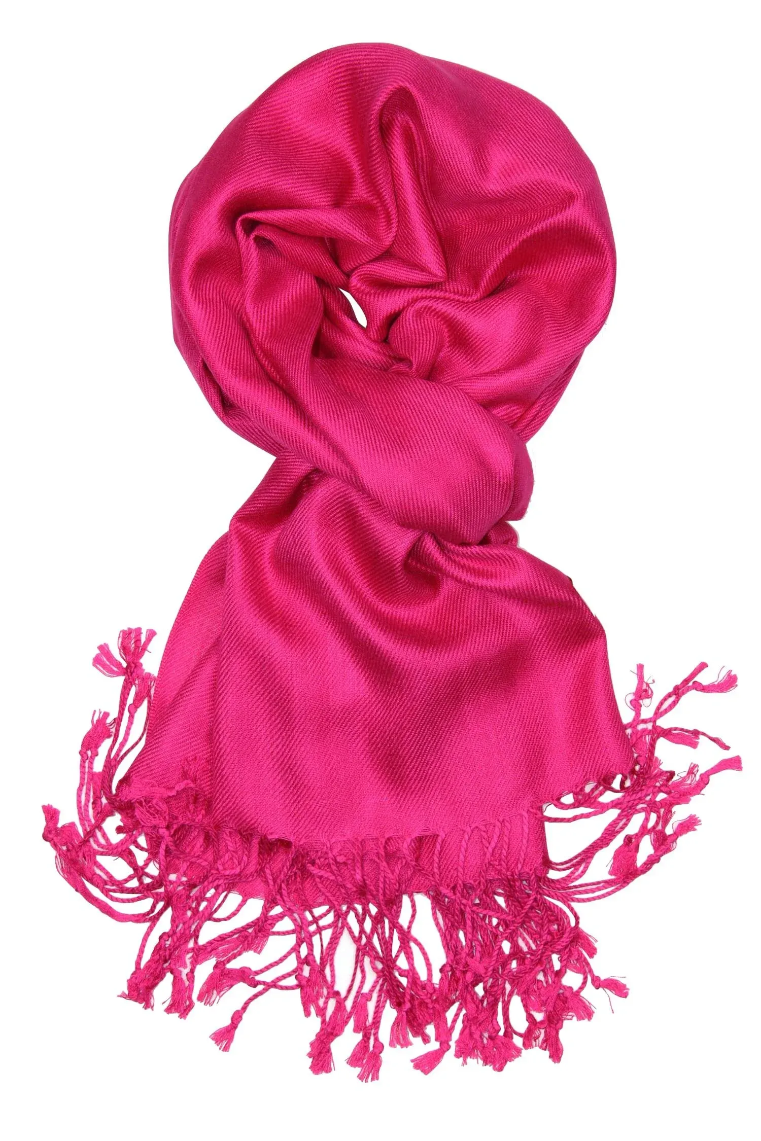 Achillea Large Soft Silky Pashmina Shawl Wrap Scarf in Solid Colors