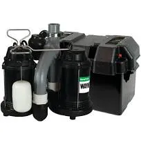 Wayne WSS30Vn - 1/2 HP Combination Primary and Backup Sump Pump System