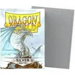 Dragon Shield - Standard 'Silver' Matte Sleeves 100 pack