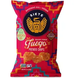 Siete Kettle Cooked Potato Chips Fuego 5.5 oz