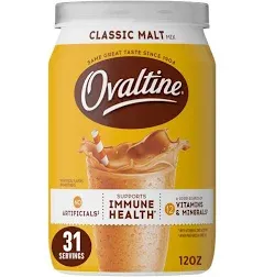 Ovaltine Classic Malt Flavored Milk Mix, 12 oz/ 340 g (Pack of 1)