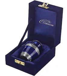 Edenstar Nextg Premium Quality Memorial Mini Keepsake Urn Handcrafted to Perfection Engraved with Unique Design