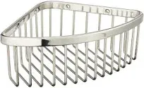 1896s shower Basket Medium Polished Stainless