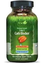 Irwin Naturals Maximum Strength 3-in-1 Carb Blocker