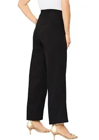 Roaman's Plus Size Women's Wide-Leg Bend Over Pant